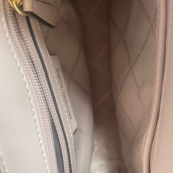 Michael Kors Blush Leather Satchel - Picture 2 of 5